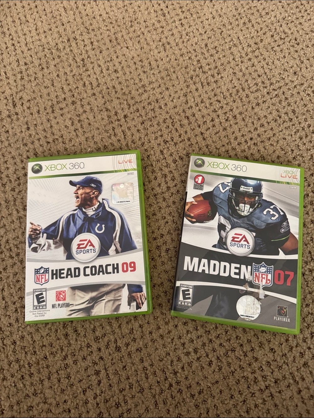 Microsoft Xbox 360 Football Games - White & Green
